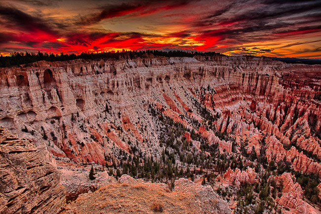 Bryce Auditorium Sunset