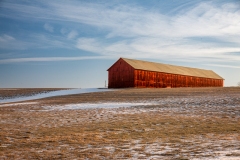 Red Barn in Snow II