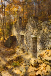 Mill Ruins in Autumn