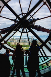 Inside clock of Musée d Orsay